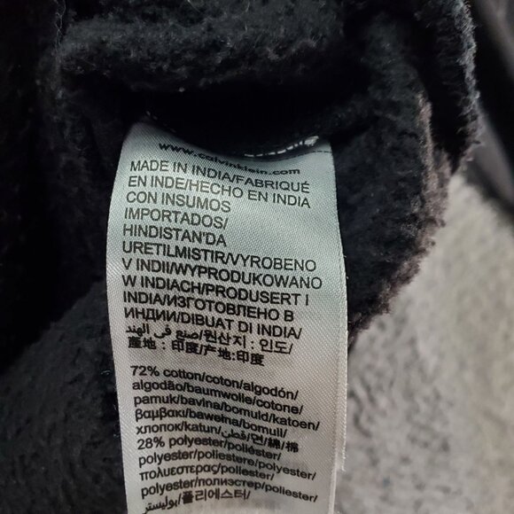 Calvin Klein Jacket Womens Medium Black Soft Touch Fleece Full Zip Jacket - Picture 4 of 9